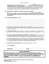 Form 10.01-J Consent Agreement and Domestic Violence Civil Protection Order - Ohio, Page 6