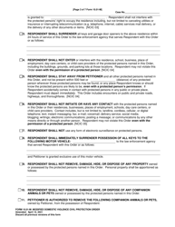 Form 10.01-M Modified Domestic Violence Civil Protection Order - Ohio, Page 3