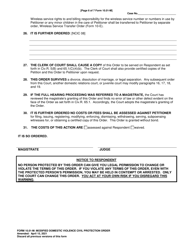 Form 10.01-M Modified Domestic Violence Civil Protection Order - Ohio, Page 6