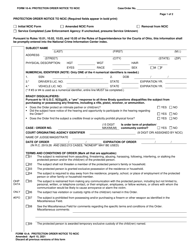 Document preview: Form 10-A Protection Order Notice to Ncic - Ohio