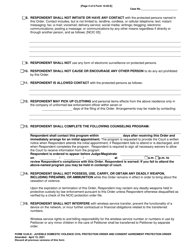 Form 10.05-E Juvenile Domestic Violence Civil Protection Order and Consent Agreement Protection Order - Ohio, Page 4
