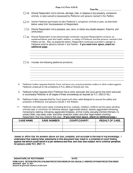 Form 10.03-D Petition for Civil Stalking Protection Order or Civil Sexually Oriented Offense Protection Order - Ohio, Page 3