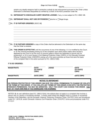 Form 10.03-B Criminal Protection Order (Crpo) - Ohio, Page 4