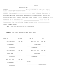 Resolution - County Highway Systems - South Dakota, Page 2