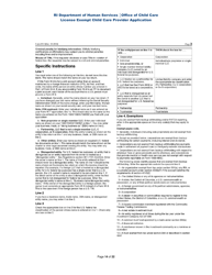 License Exempt Child Care Provider Application - Rhode Island, Page 14