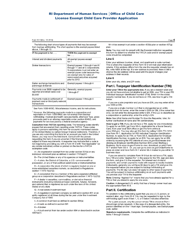 License Exempt Child Care Provider Application - Rhode Island, Page 15