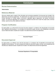 Local Programs Environmental Document Template - Tennessee, Page 13