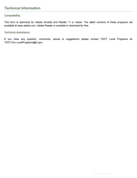 Local Programs Environmental Document Template - Tennessee, Page 4