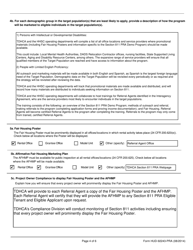 Form HUD-92243-PRA Affirmative Fair Housing Marketing Plan (Afhmp) - Multifamily Housing - Texas, Page 4