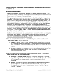 Formulario HUD-27061-H Formulario De Datos Racialesy Etnicos - Texas (Spanish), Page 2