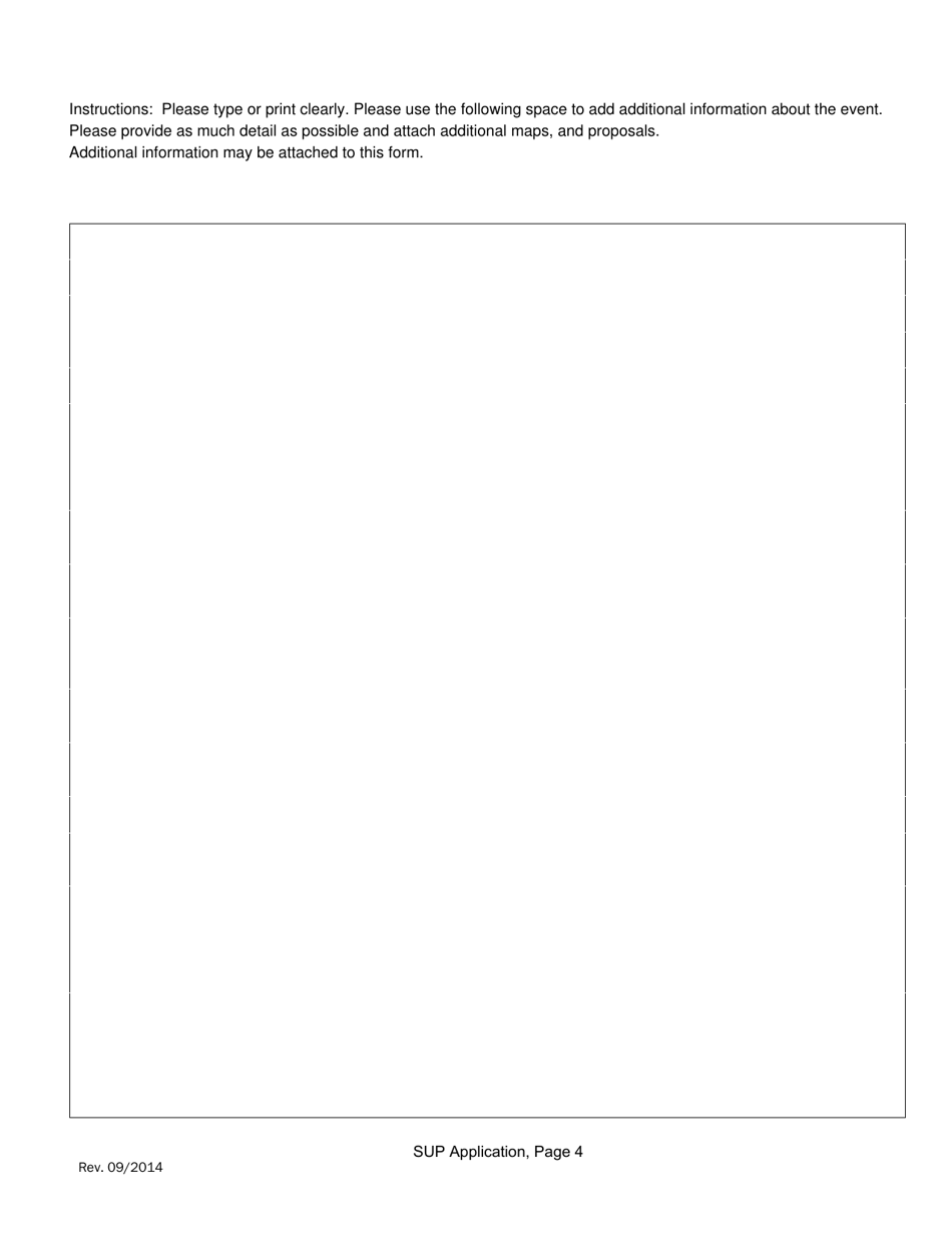 Special Use Permit Application - Utah, Page 4