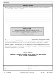 Form IC2 Application for Compensation for Permanent Total Disability - Ohio, Page 6