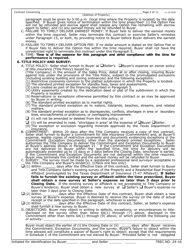 TREC Form 24-16 New Home Contract (Completed Construction) - Texas, Page 2