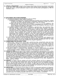 TREC Form 24-16 New Home Contract (Completed Construction) - Texas, Page 6