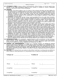 TREC Form 24-16 New Home Contract (Completed Construction) - Texas, Page 7