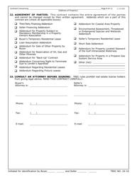 TREC Form 24-16 New Home Contract (Completed Construction) - Texas, Page 8