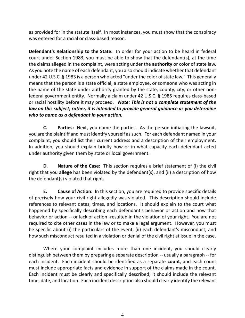 Civil Rights Complaint - Utah, Page 4