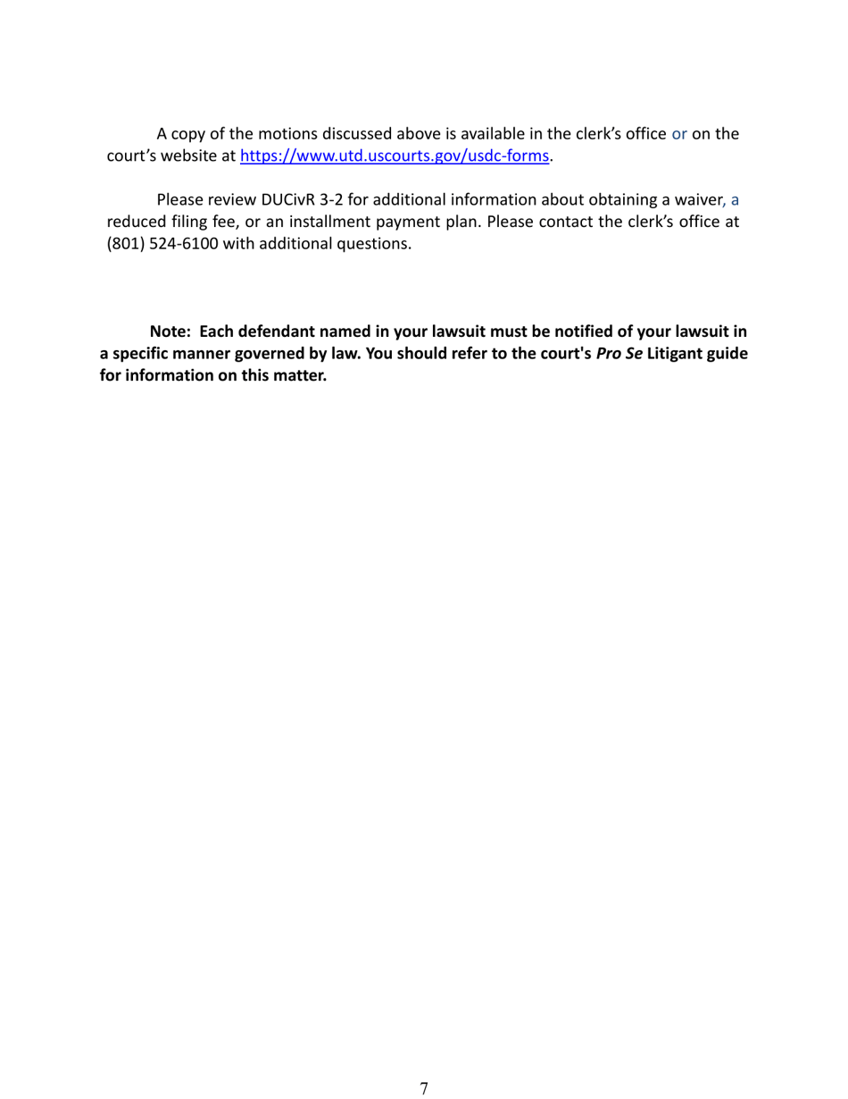 Civil Rights Complaint - Utah, Page 7