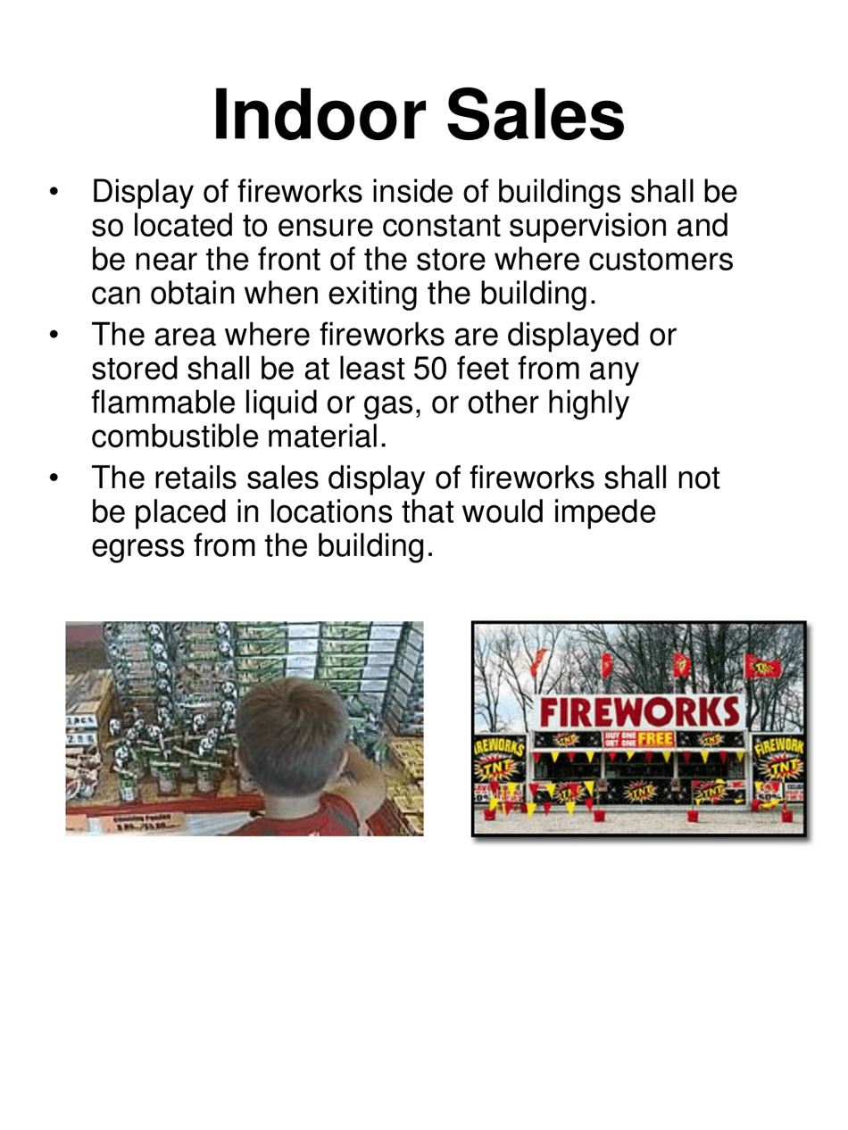 Firework Stands, Mercantile Sale of Fireworks Field Inspection Form - Utah, Page 16