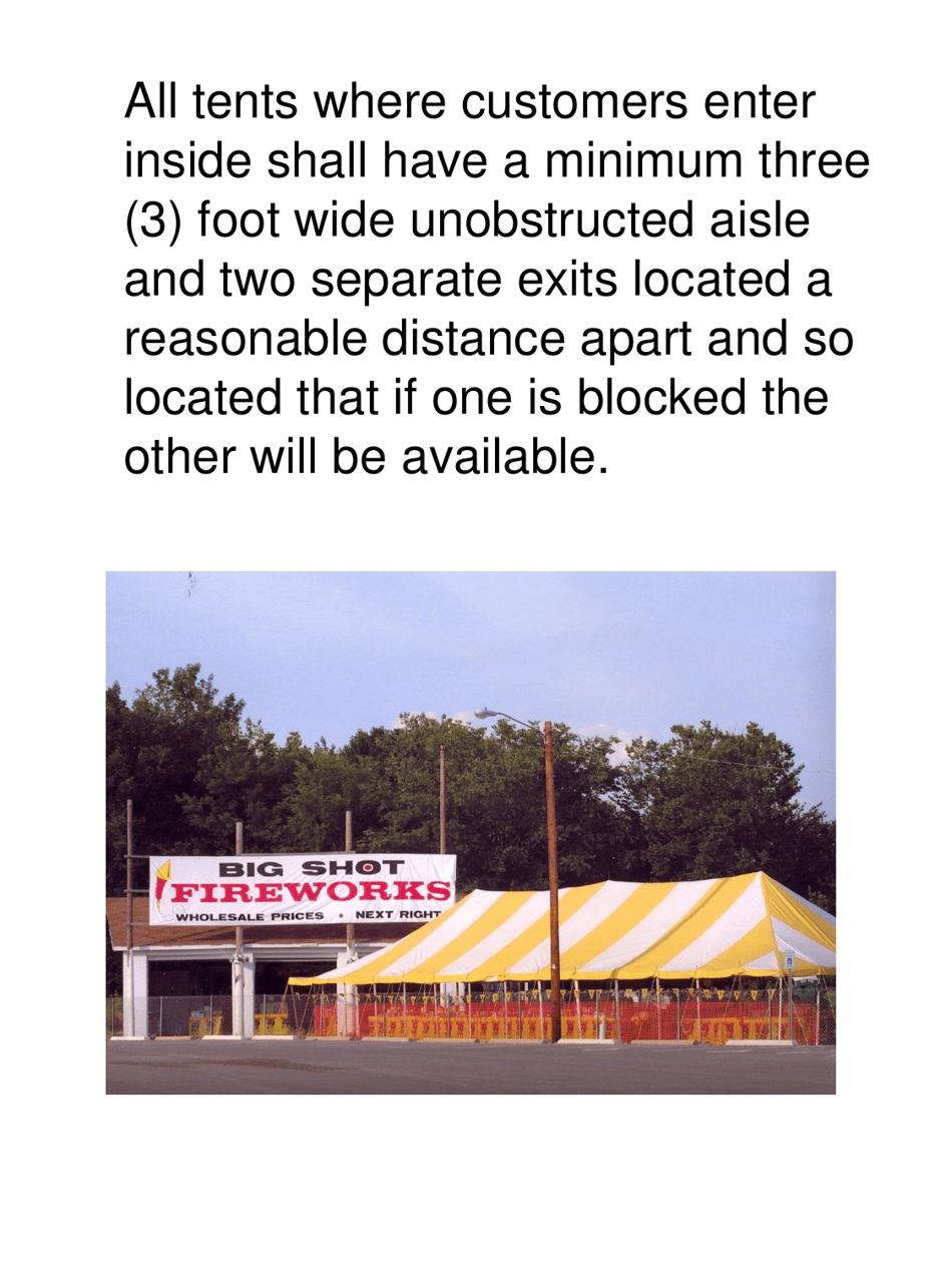 Firework Stands, Mercantile Sale of Fireworks Field Inspection Form - Utah, Page 23