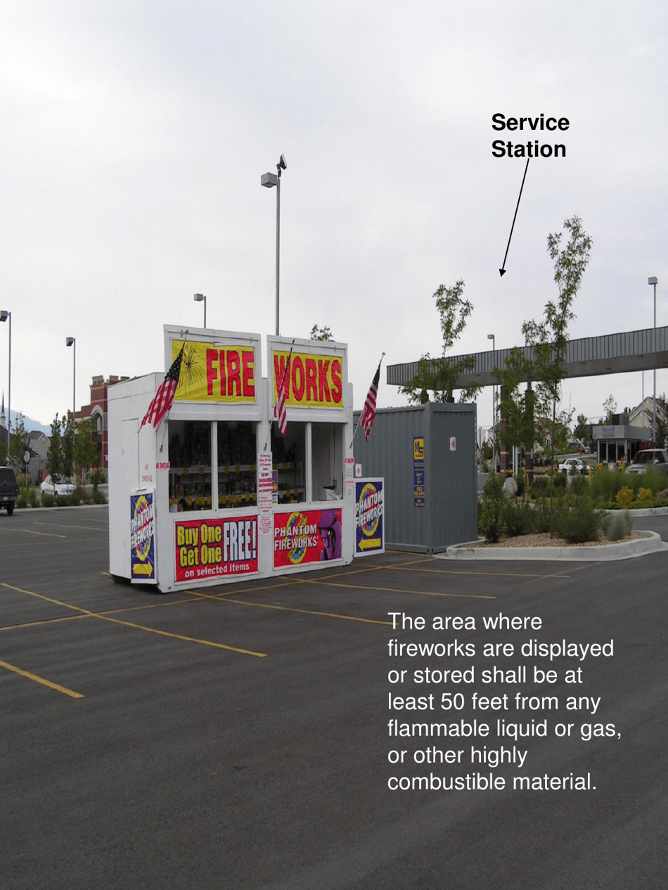 Firework Stands, Mercantile Sale of Fireworks Field Inspection Form - Utah, Page 26