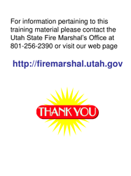 Firework Stands, Mercantile Sale of Fireworks Field Inspection Form - Utah, Page 30