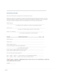 Youth Interview Form - Youth Firesetter Prevention Program - Utah, Page 7