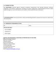 Information Profile for ACH Financial Transaction Device Acceptance and Processing - Ohio, Page 2