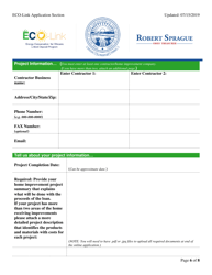 Eco-Link Application - Ohio, Page 6