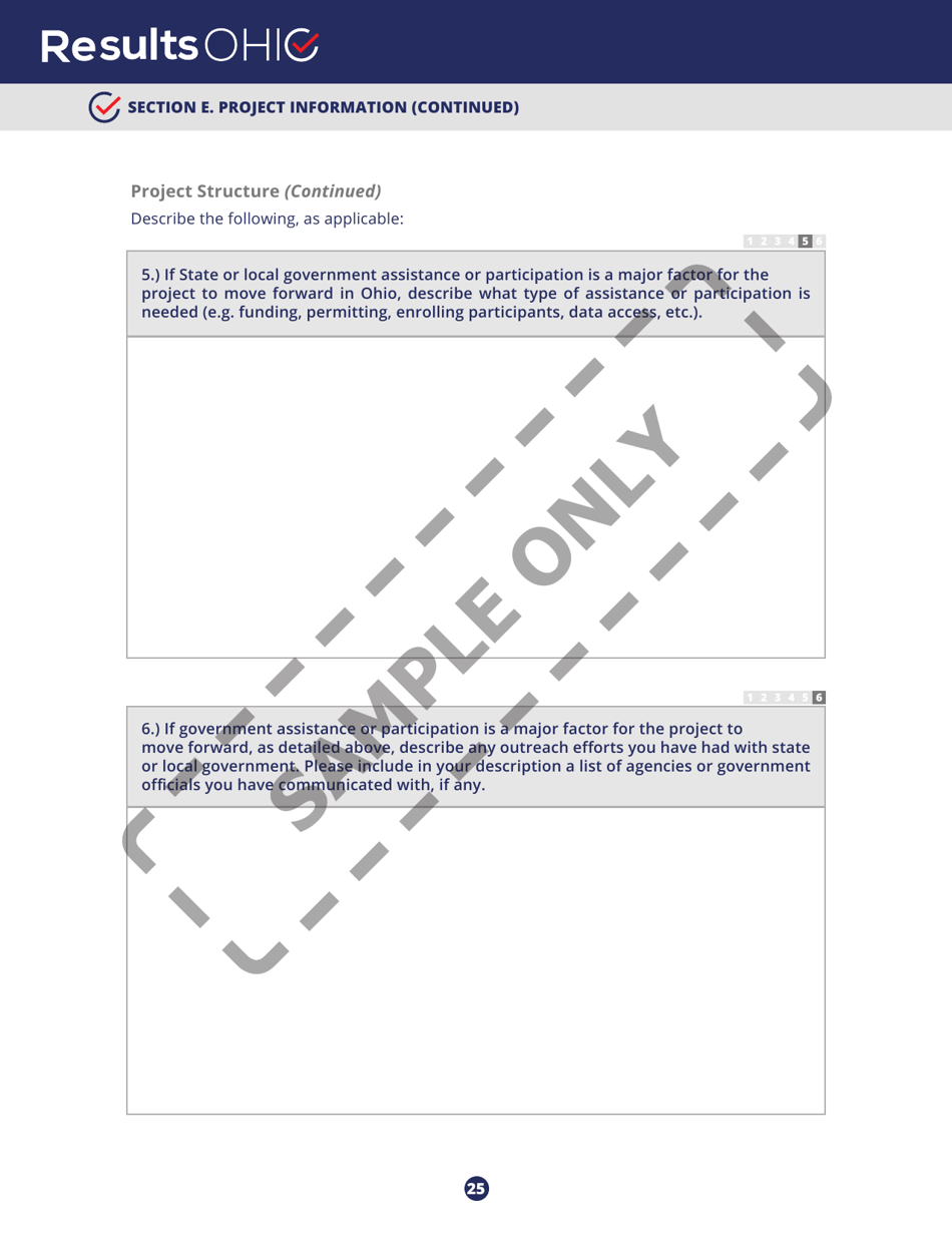 Resultsohio Application - Sample - Ohio, Page 25
