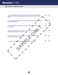 Resultsohio Application - Sample - Ohio, Page 5