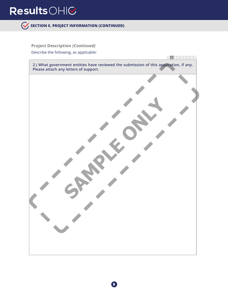 Resultsohio Application - Sample - Ohio, Page 9