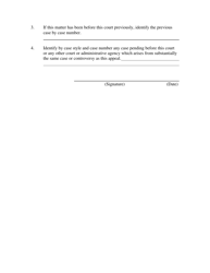 Criminal Appeal Docketing Statement - Ohio, Page 3