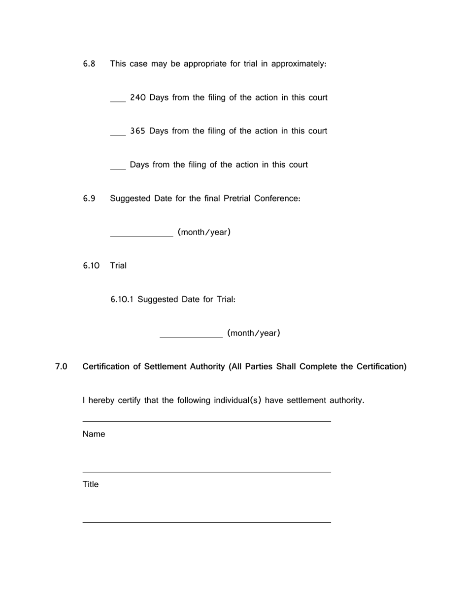 Joint Case Management Plan - Pennsylvania, Page 10
