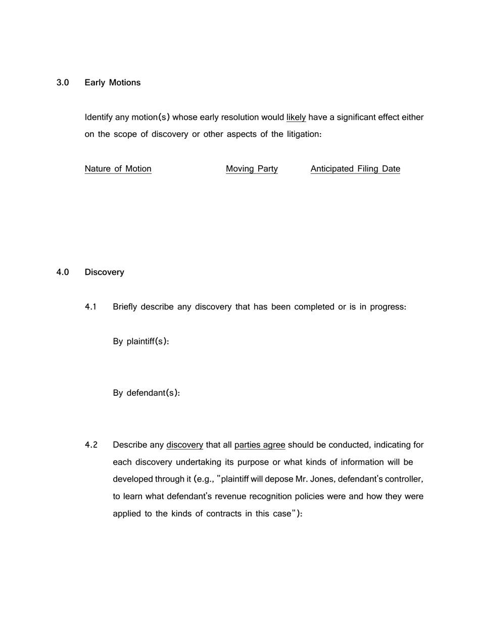 Joint Case Management Plan - Pennsylvania, Page 6