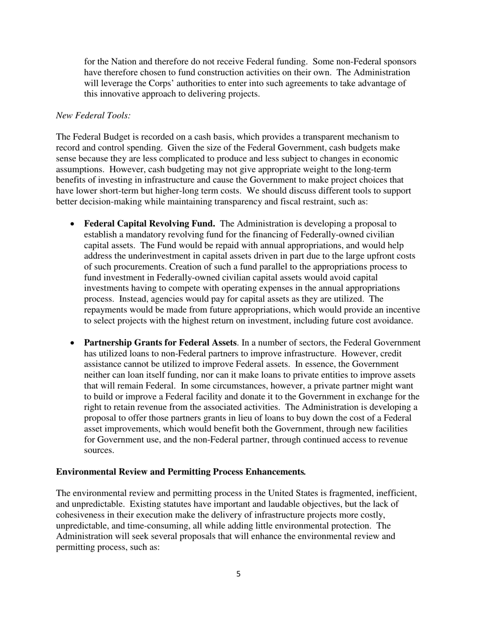 Fact Sheet 2018 Budget: Infrastructure Initiative, Page 5