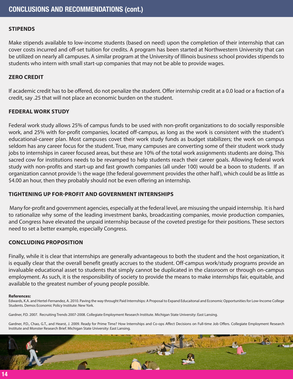 The Debate Over Unpaid College Internships - Intern Bridge, Page 14