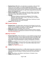 Industry Contacts and Career Resources for Music Production &amp; Recording Arts Majors, Page 7