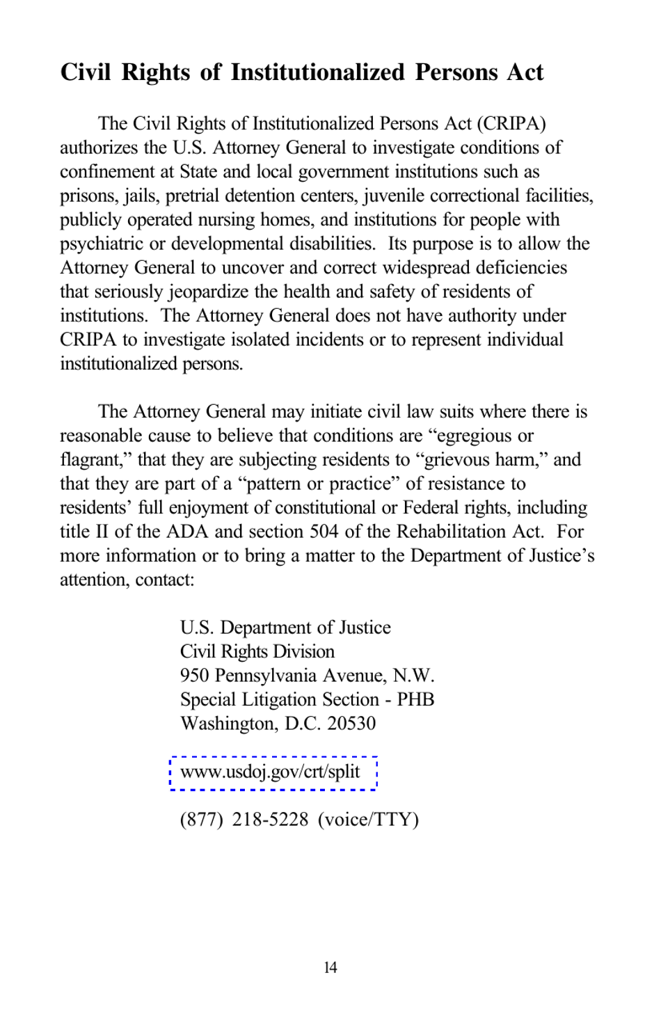 A Guide to Disability Rights Laws, Page 16