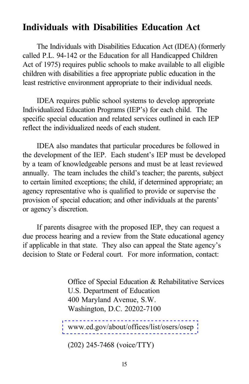 A Guide to Disability Rights Laws, Page 17