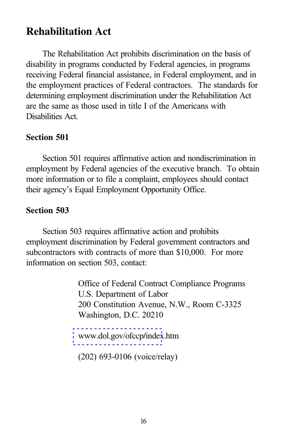 A Guide to Disability Rights Laws, Page 18