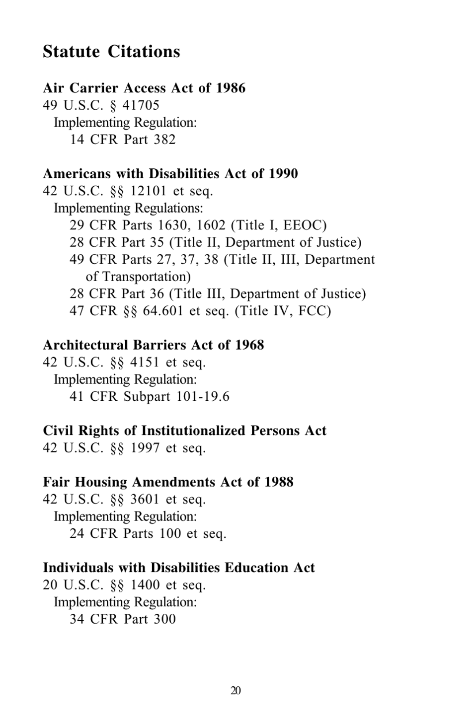 A Guide to Disability Rights Laws, Page 22