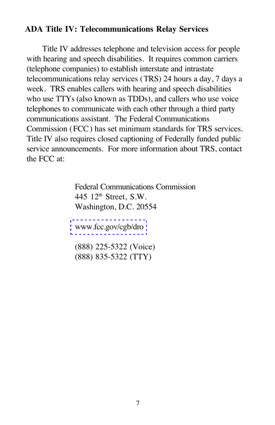 A Guide to Disability Rights Laws, Page 9