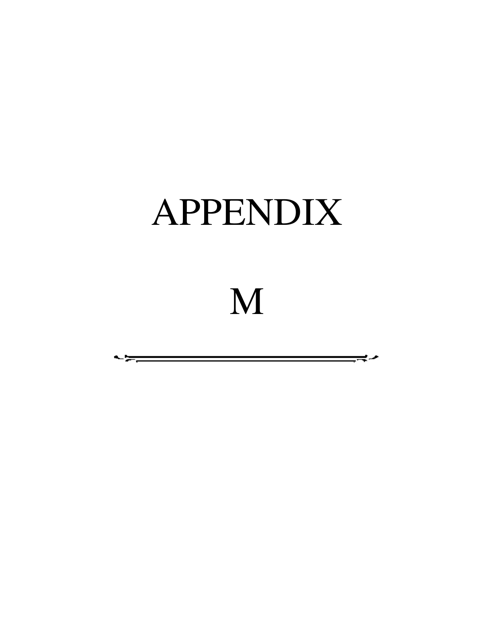 Appendix M  Printable Pdf