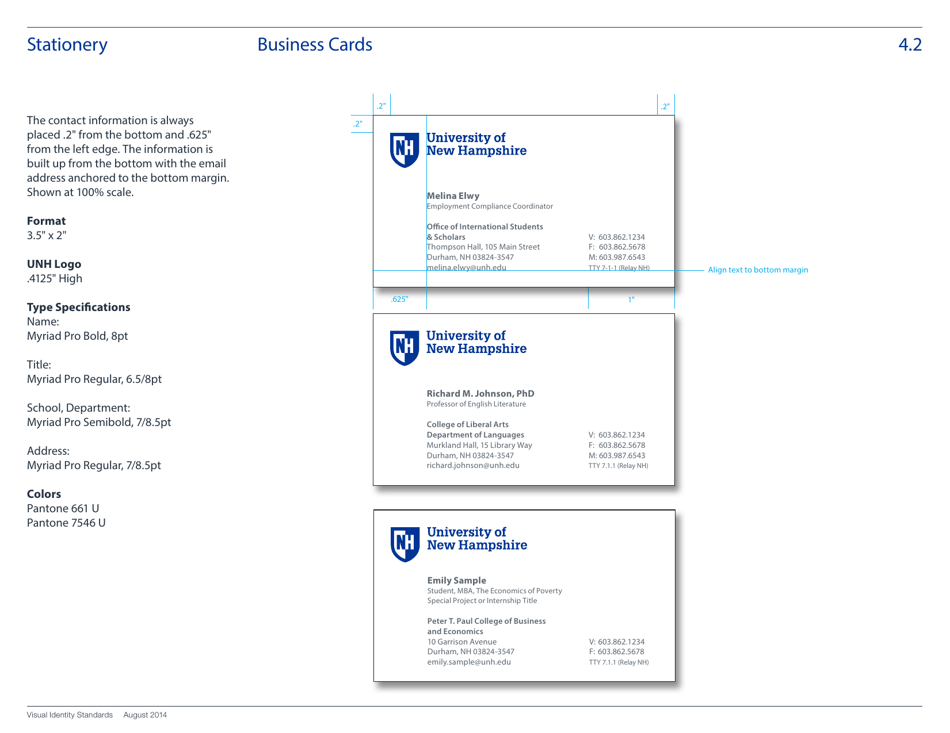 Visual Identity Standards Guide - University of New Hampshire, Page 17