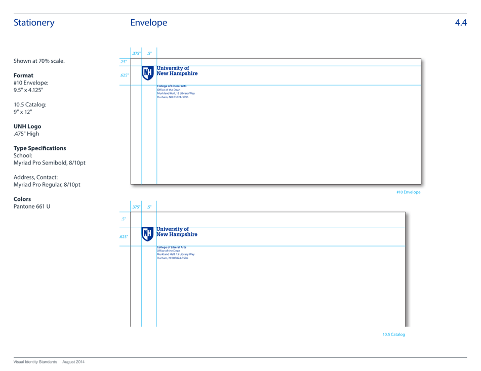 Visual Identity Standards Guide - University of New Hampshire, Page 19