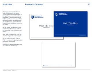 Visual Identity Standards Guide - University of New Hampshire, Page 24