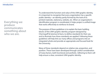Visual Identity Standards Guide - University of New Hampshire, Page 2