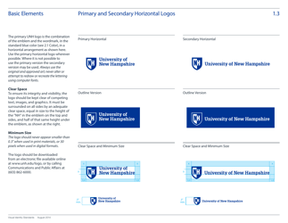 Visual Identity Standards Guide - University of New Hampshire, Page 6