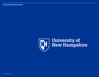 Document preview: Visual Identity Standards Guide - University of New Hampshire